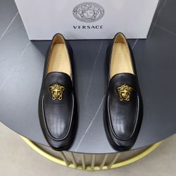 Versace Men’s Leather Shoes With Box 2026 New 