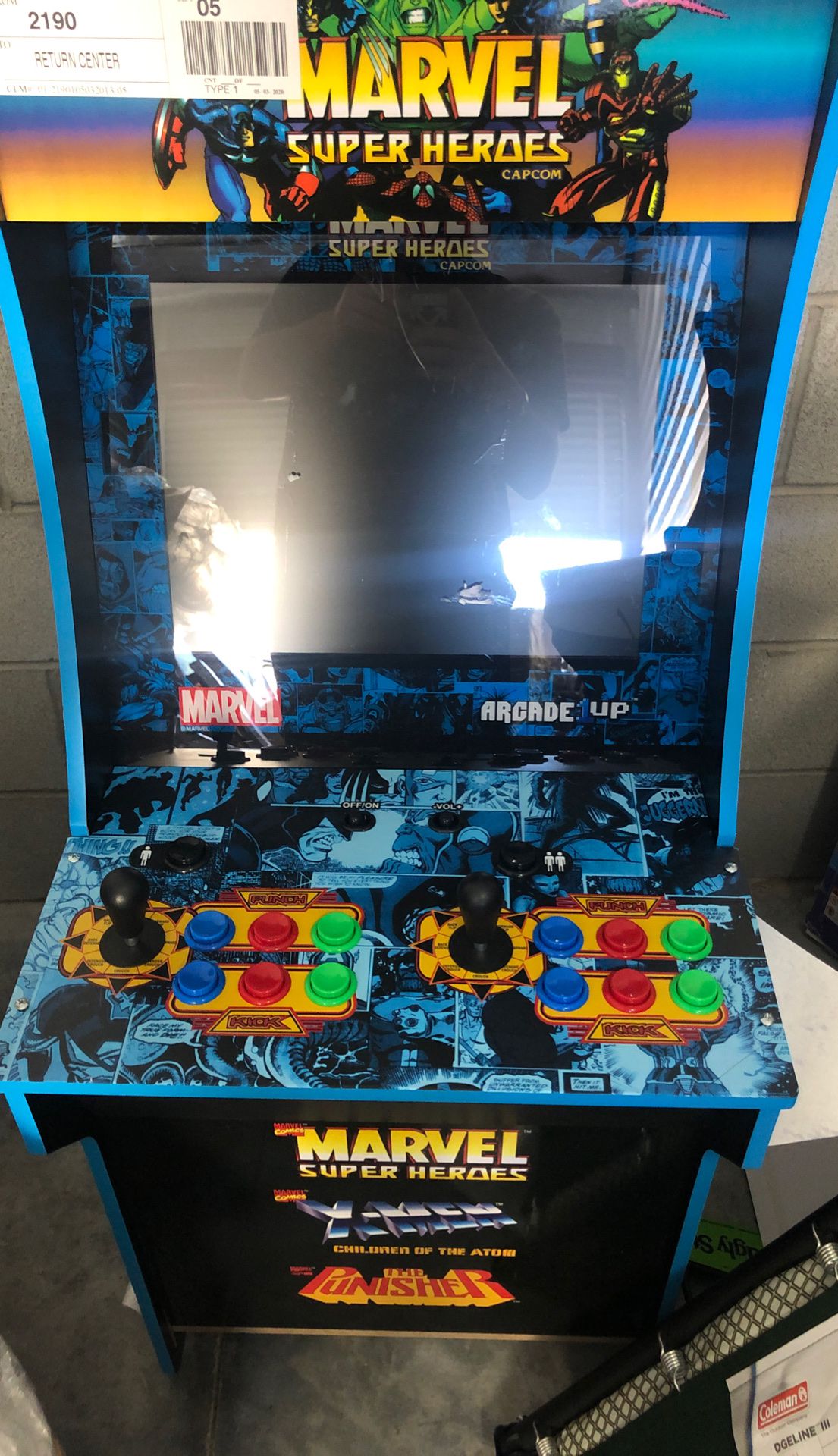 Marvel super hero’s arcade game