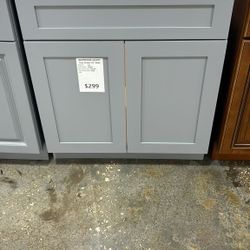 Grey Shaker Bathroom Vanities 30"