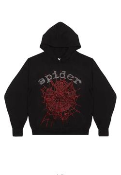 Rhinestone Spider hoodie S,M,L,XL