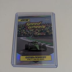 2025 Topps chrome formula 1 F1 Gabriel Bortoleto speed wheels 