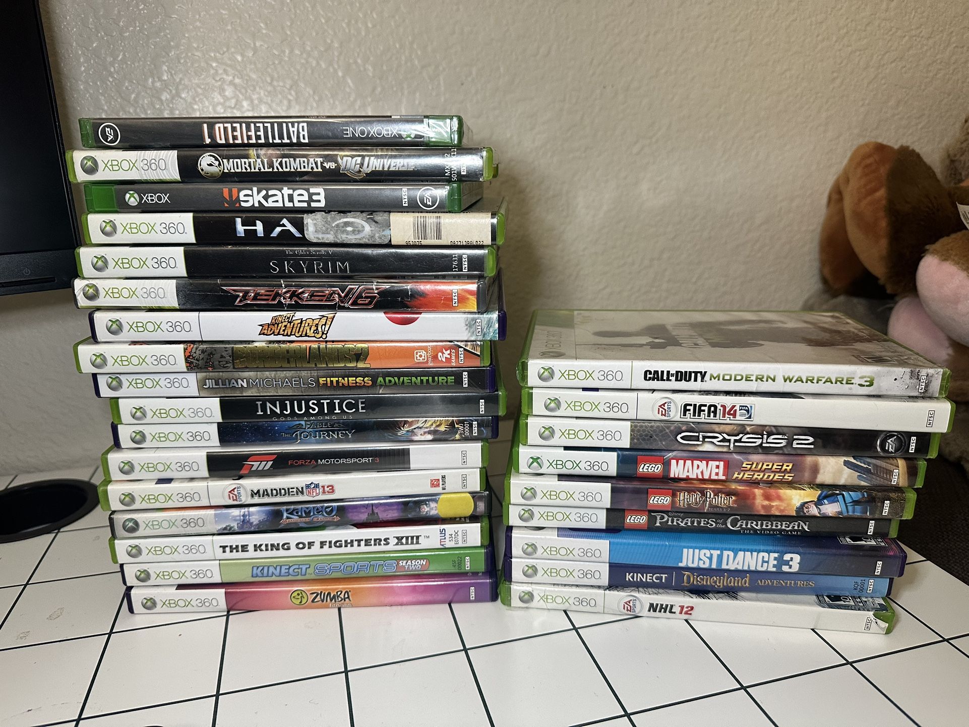 Xbox 360 Game Lots And 1 Xbox One