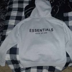 Essentials Fear Of God Brand Name Hoodie 