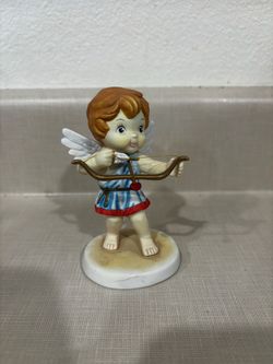 2” Cupid Angel Figurine with Bow and Arrow