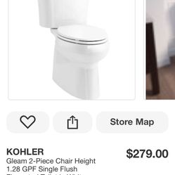 Kohler “Gleam” Toilet