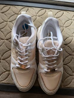 GBG Cream and Gold Sneakers