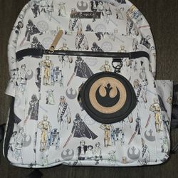 NEW!!! Petunia Pickle Bottom Star Wars Collection 2-In-1 Provisions Diaper Bag / Backpack