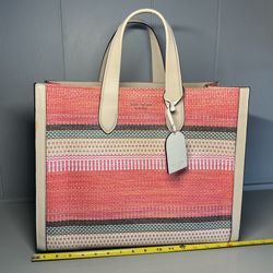 Kate Spade woven tote bag. 
