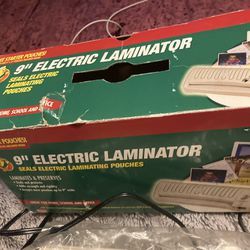 Laminating Machine Electric Laminator Duck Henkel 9” With Brand New Pouches