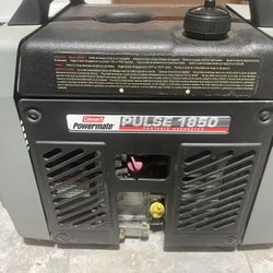 Portable Generator Coleman Powermate Pulse 1(contact info removed)W run, 1850W max B&S Engine