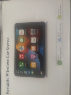 Portable wireless car stereo