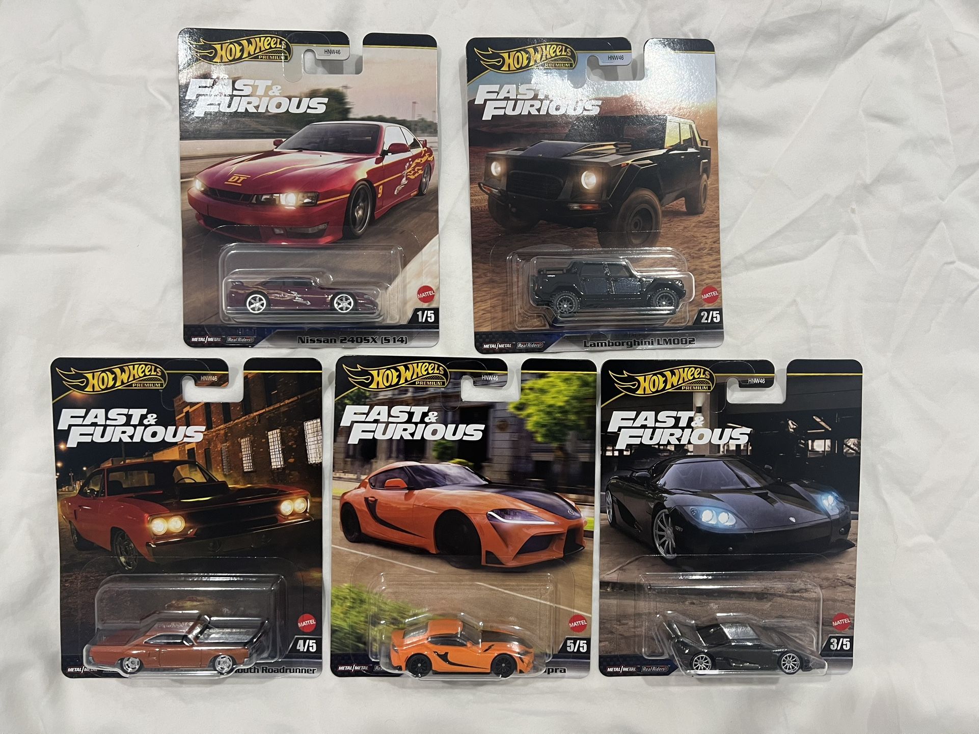 Hot Wheels Fast & Furious Premium Furious 7