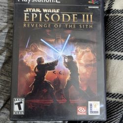 PS2-Playstation 2- Star Wars: Episode III (Revenge Of The Sith)
