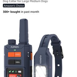 Dog training collar.