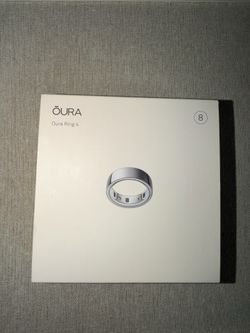 Oura Ring 4 Silver Size 8 – Like New – Complete Set – $335