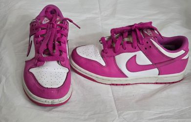 Nike Dunk Low Pink and White Sneakers