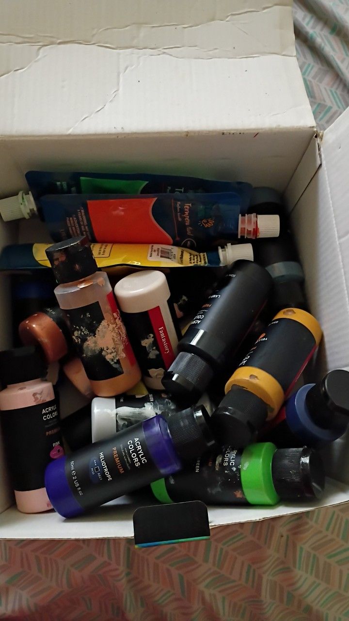 Canvas', Paint, Brushes