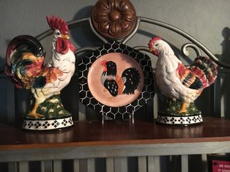 Rooster Collection!! Porcelain