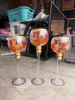 Matching Pumpkin Glassware