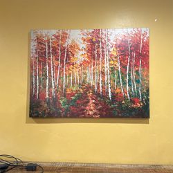 Autumn/Aspen Trees Picture frame