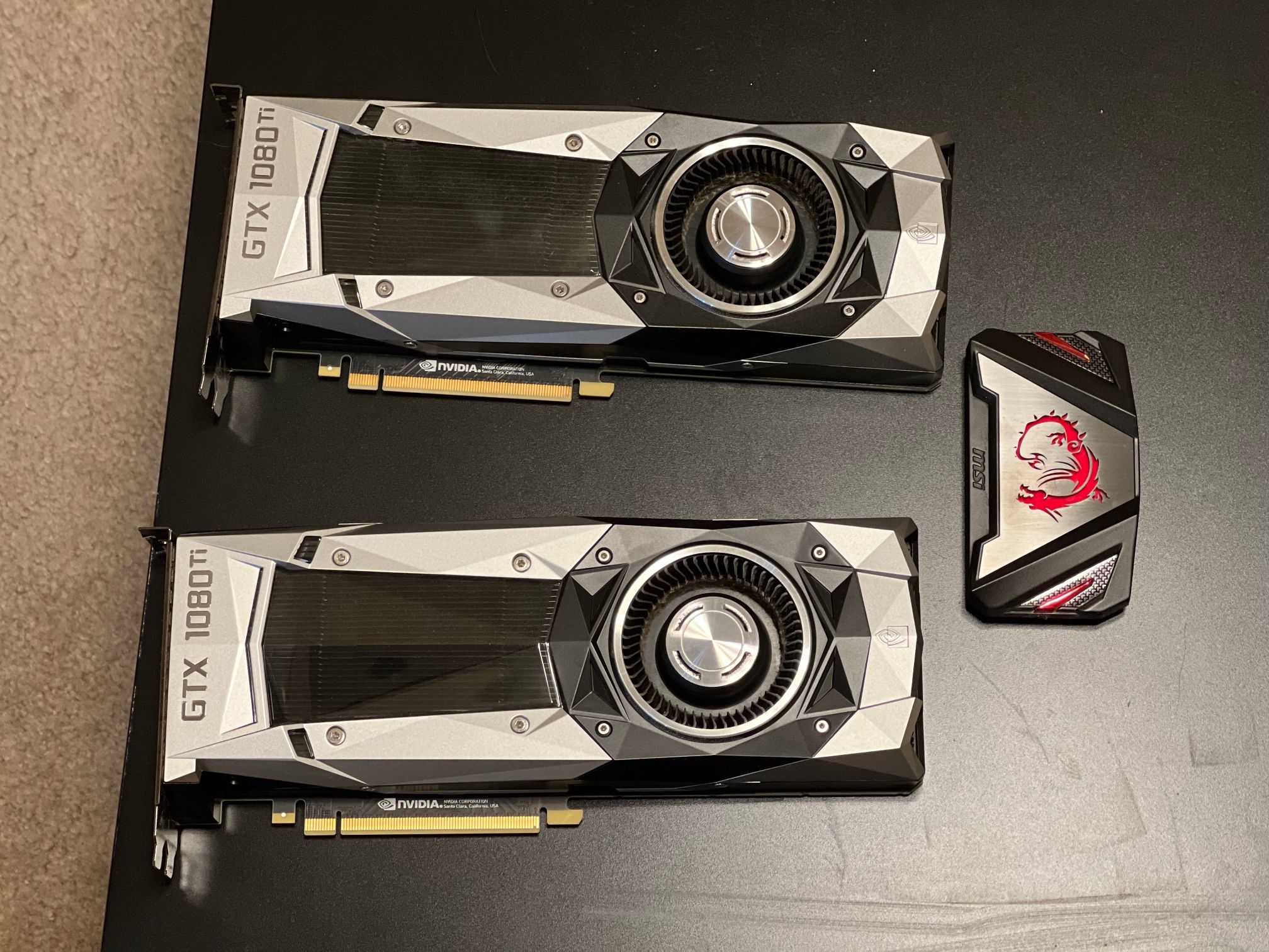 ASUS GeForce GTX 1080 TI 11GB GDD5RX Graphics Cards (2)