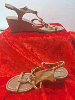 Calvin Klein Valoma Nappa Black Heels Size 9.5M