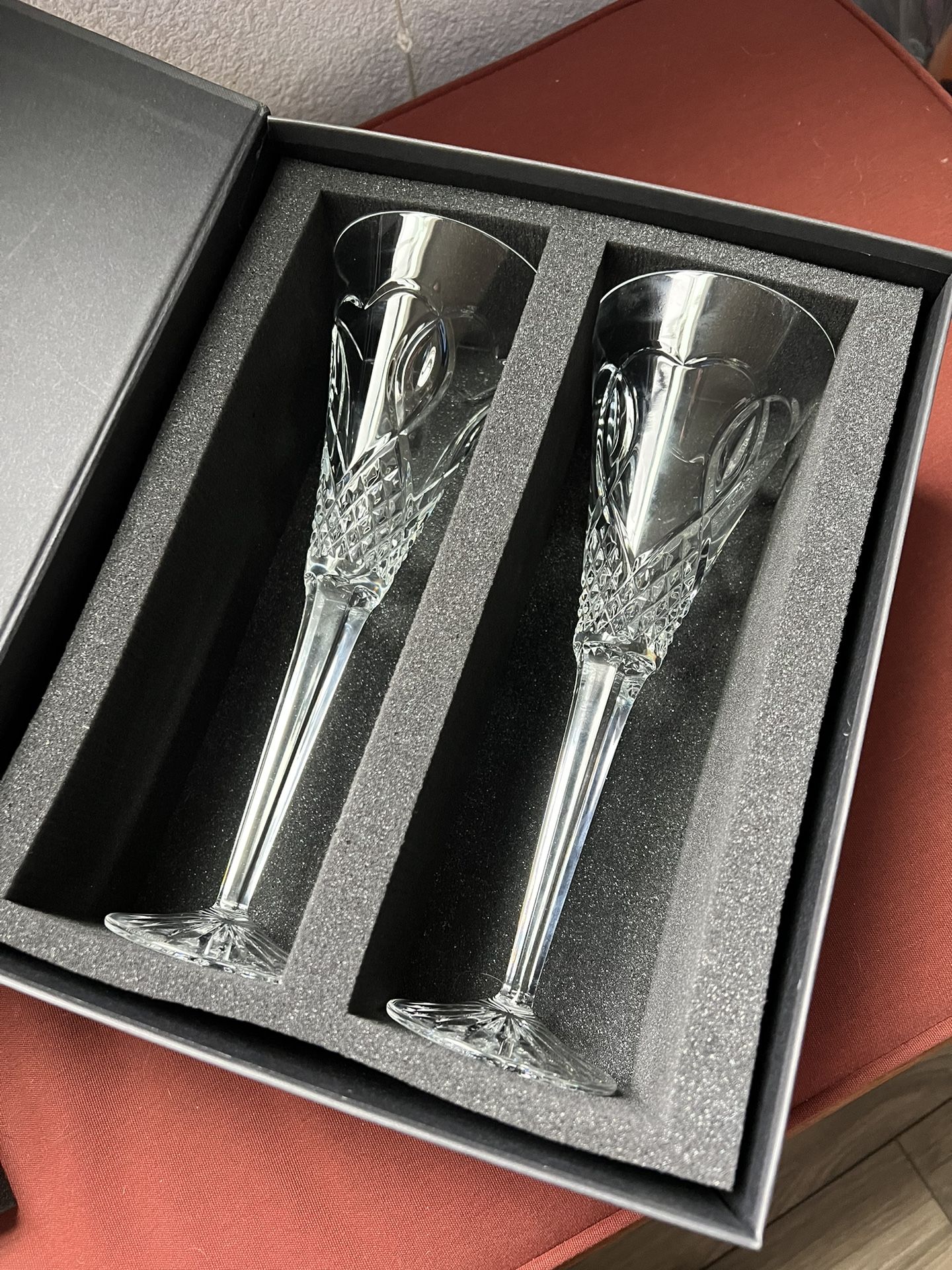 Waterford Crystal Toasting Flute Pair
