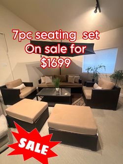7-Piece Outdoor Patio Seating Set