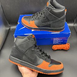 Size 9 - Nike SB Dunk High Pro Solar Orange Mission SF 2010