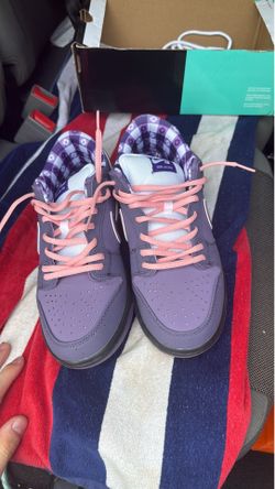 Size 9 purple lobsters Nikes,black ,purple, white
