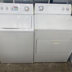 Whirlpool Set Washer And Dryer Electric Good Condition We Delivery 