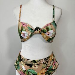 Floral Bikini Size Small/medium/large 