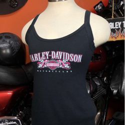 Harley Davidson Tank Top Small Women  Elastic Fabric  VILLA PARK , ILLINOIS