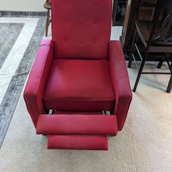 Free Red Manual Recliner 