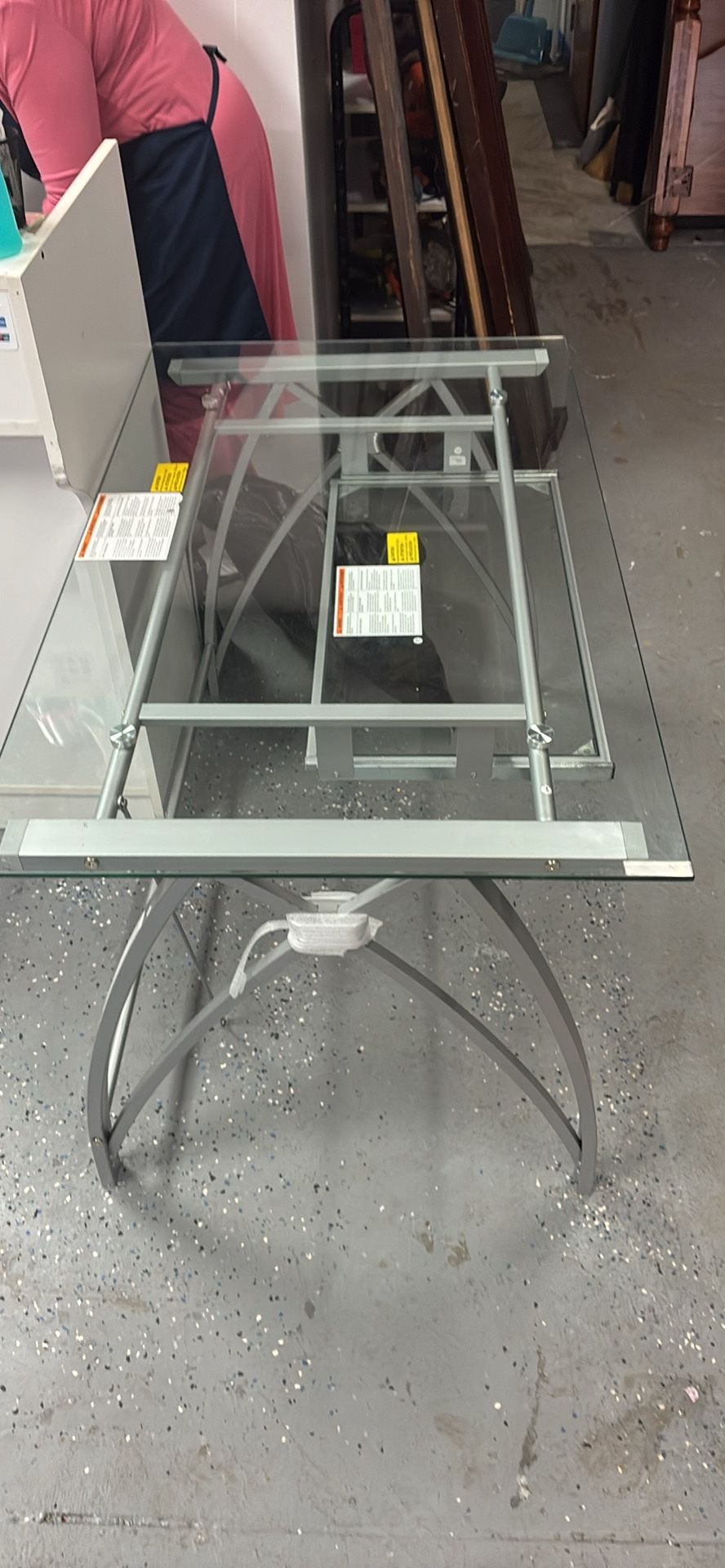 Glass Desk
