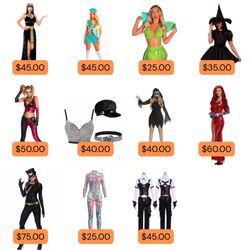 Women’s Halloween Costume Set – Adult Cosplay / Party Outfit