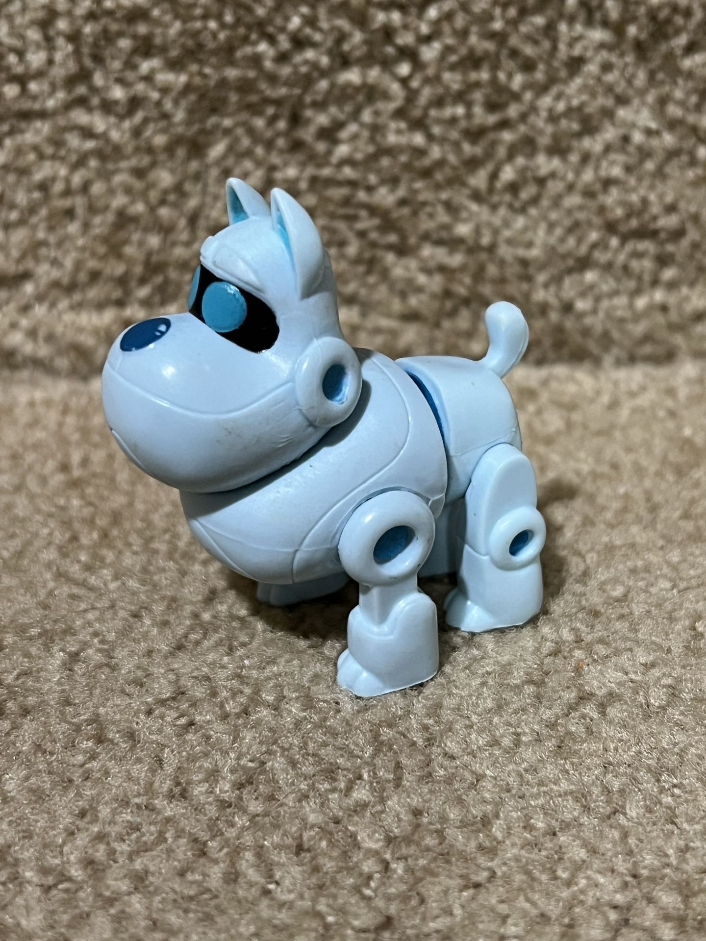 Disney Just Play Puppy Dog Pals Arf the Robot Dog Blue PVC MINI Figure 1.5" L