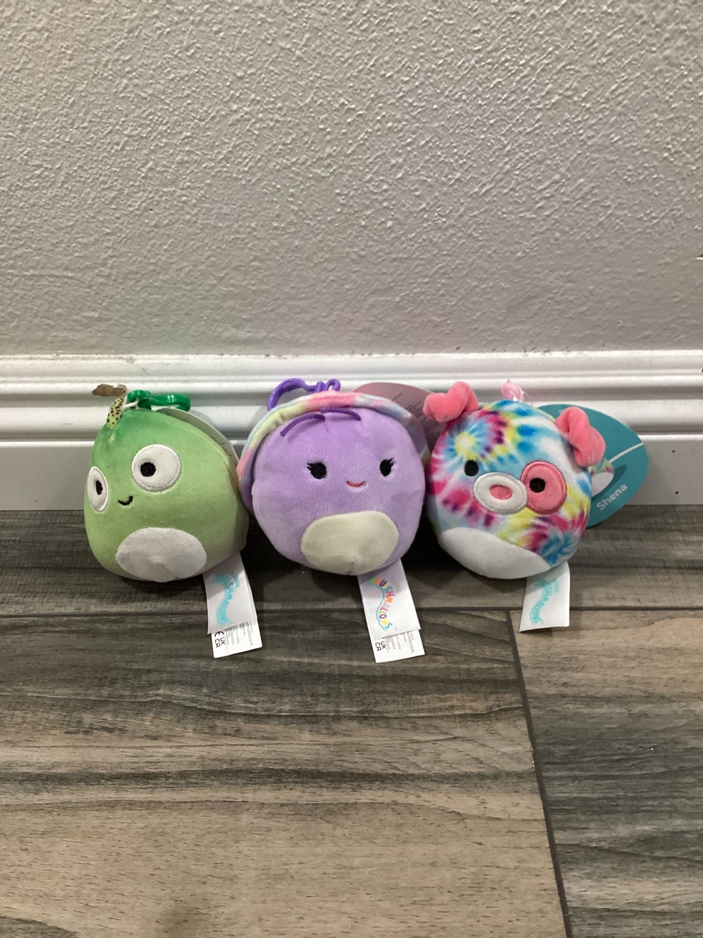 3 Pack Squishmallow Keychain