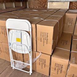 White Plastic Chairs 