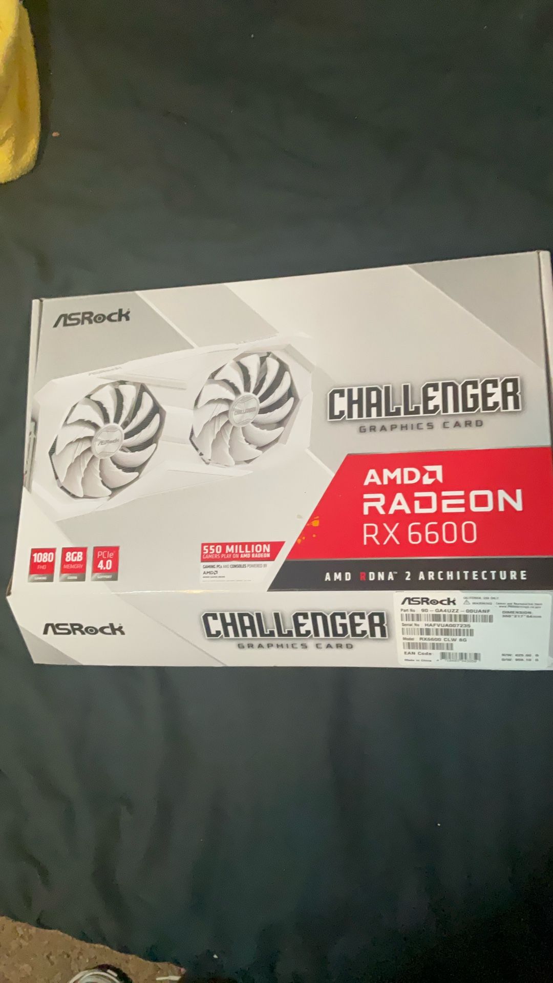 ASROCK CHALLENGER RX 6600
