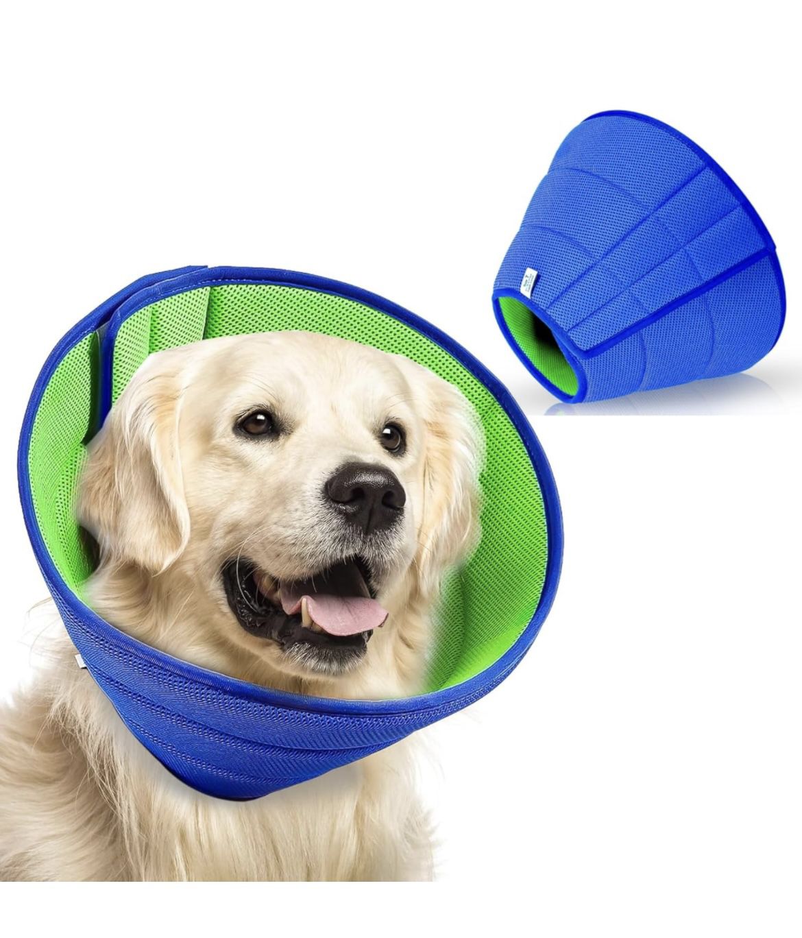 Dog Cone Collar, Pet Recovery Soft Cone Callar for Dogs for After Surgery Prevent Biting Licking Scratching Touching