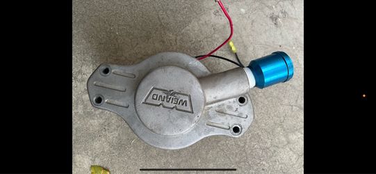 Weiand electric water pump small block Chevy