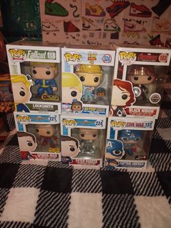 "Funko Pops"..Various ones..