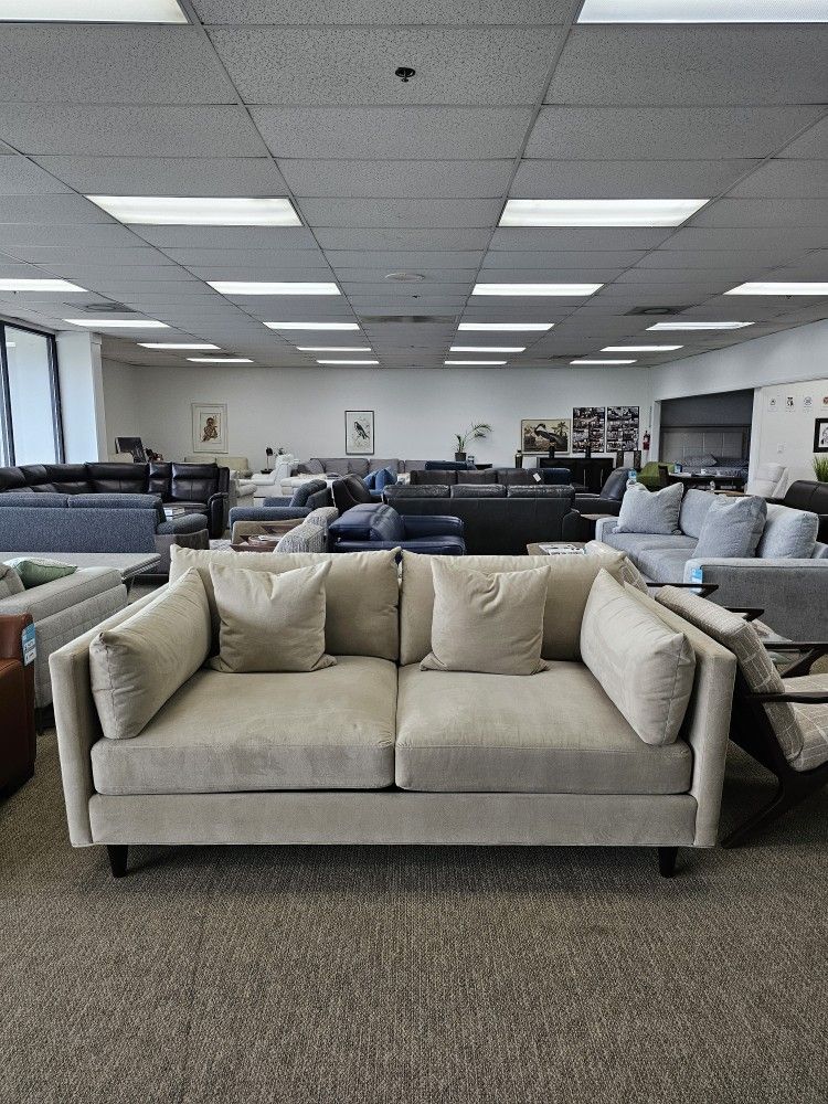 Fabric Sofa With Removable Cushions