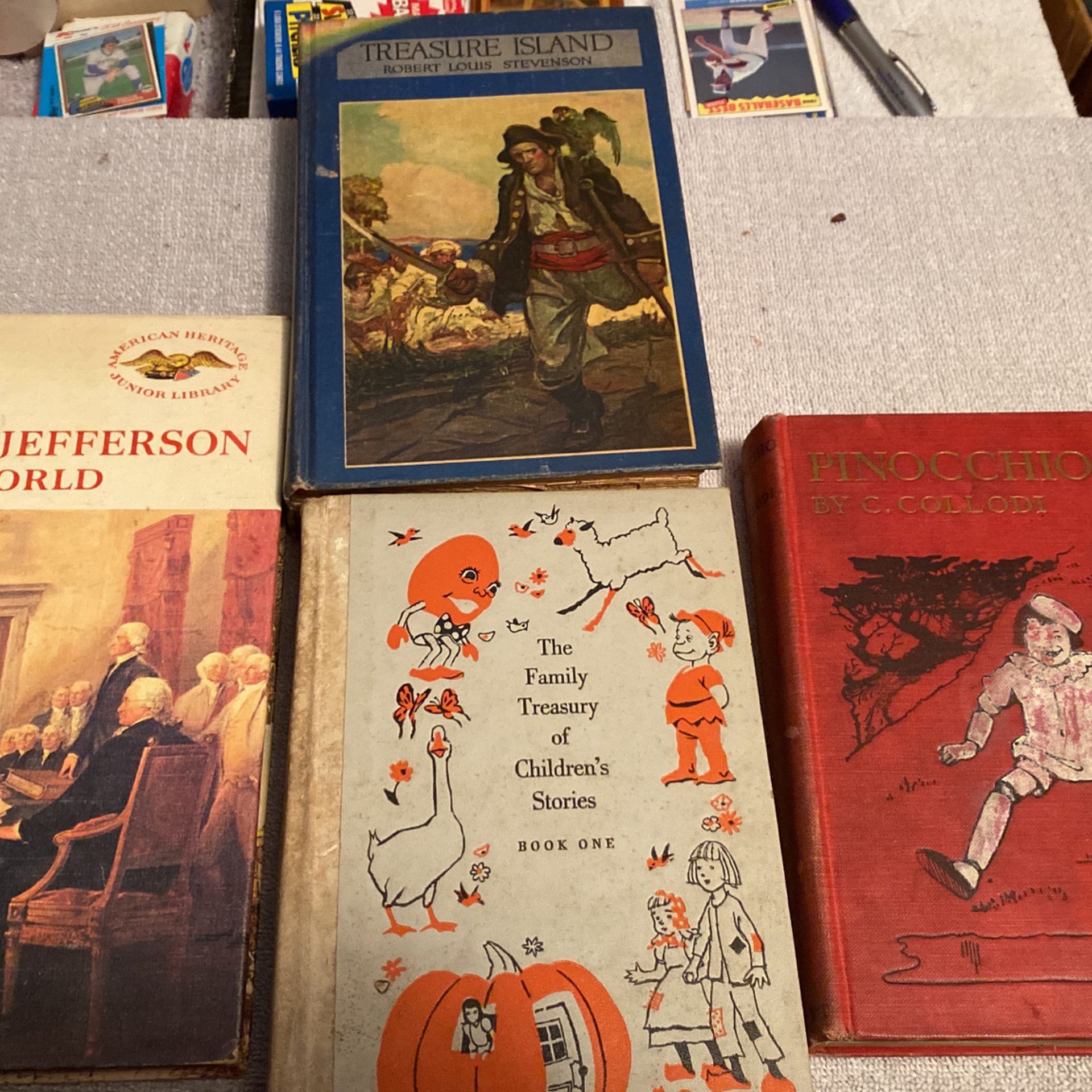 Various Antique Kids Books