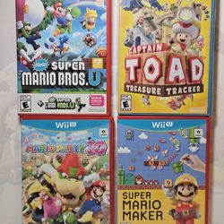 Wii U GAME LOT MARIO GAMES