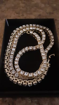 ICED OUT DIAMOND NECKLACE