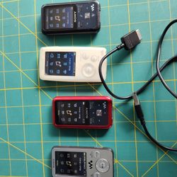 $100 firm for all 4, available, 4 Sony walkman Mp3 player lot,  model 818 Is 8gb,  rest are 2gb,  all work, 1 charger, plug/play on windows 10 & 11