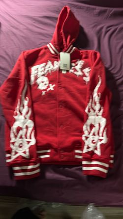 Medium rebel mines, fearless, varsity jacket