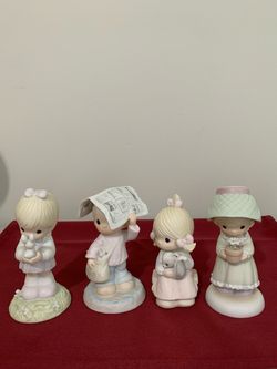 Precious Moments Figurines Set of 4